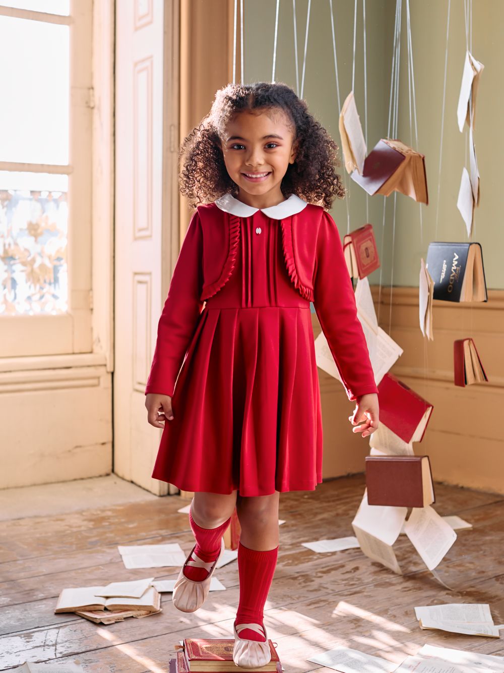 Red interlock dress