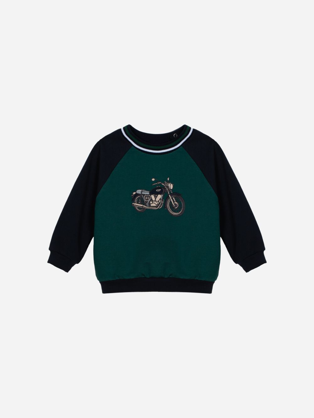 Motorcycle cotton fleece sweater