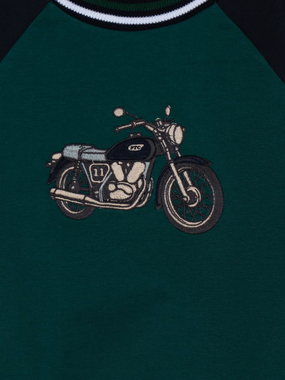 Motorcycle cotton fleece sweater