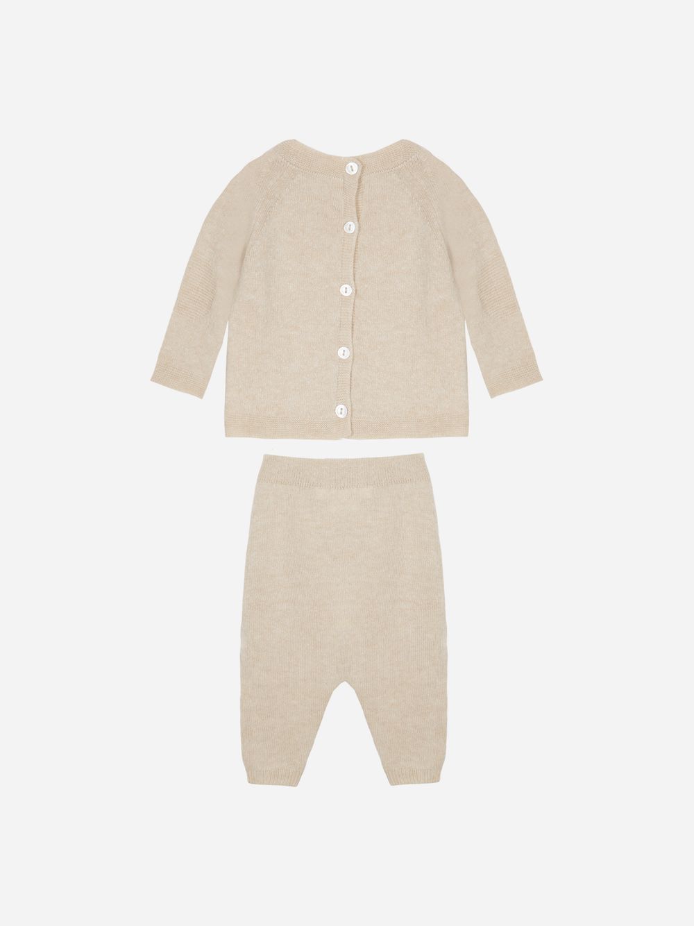 Beige knit set