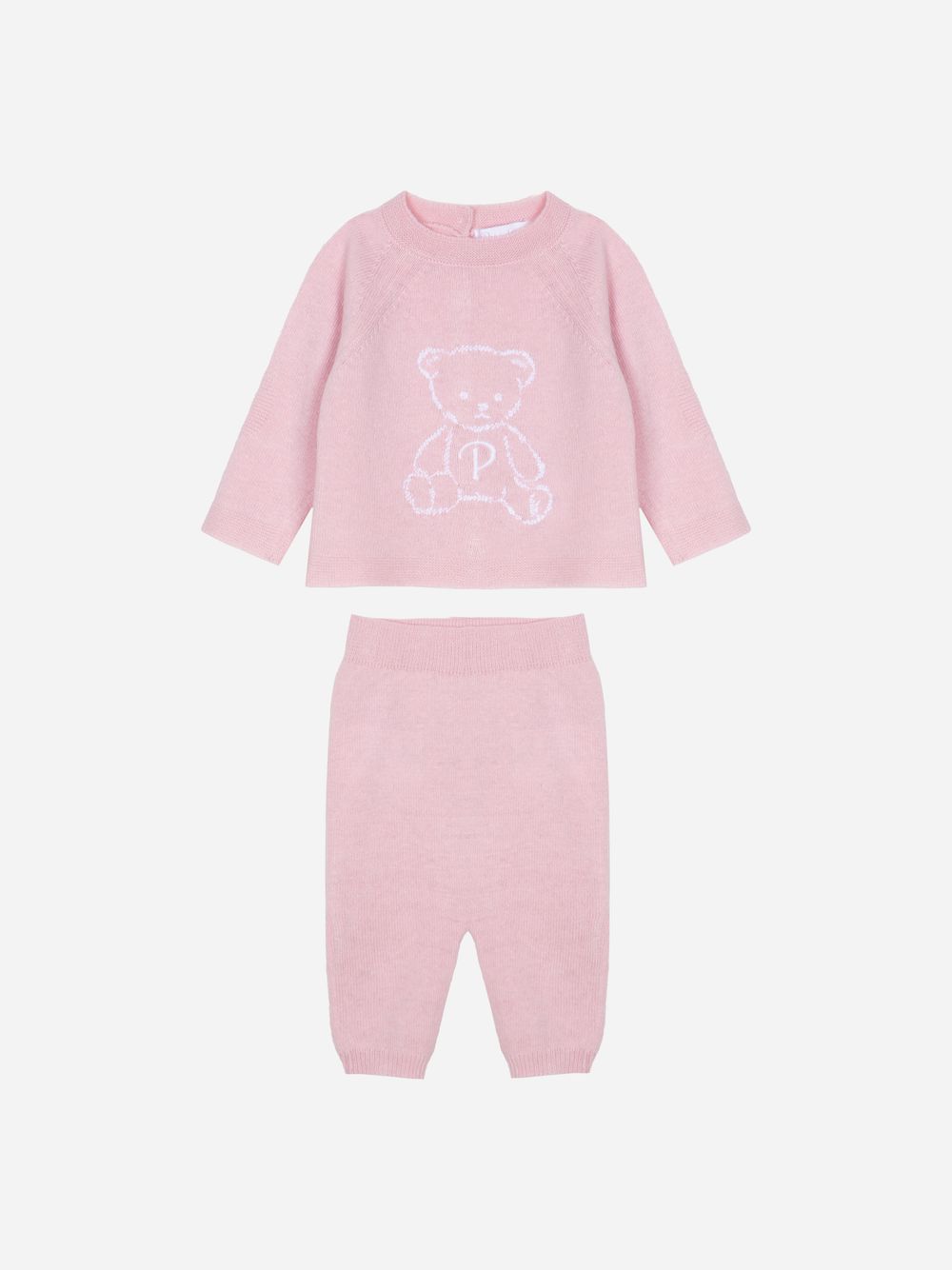 Pink knit set