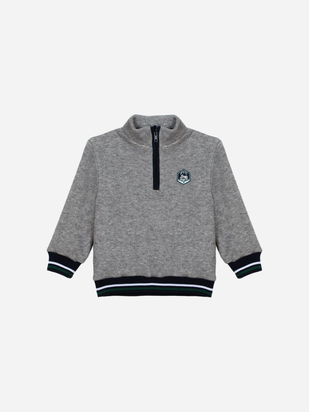 Zip neck sweater
