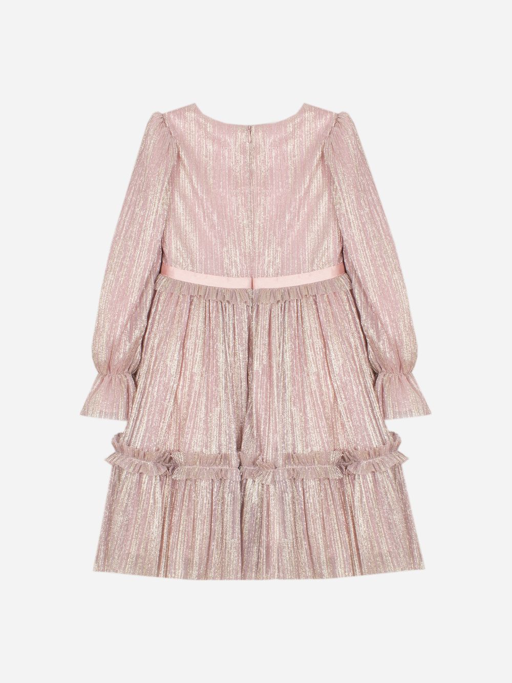 Shimmering dusty pink dress