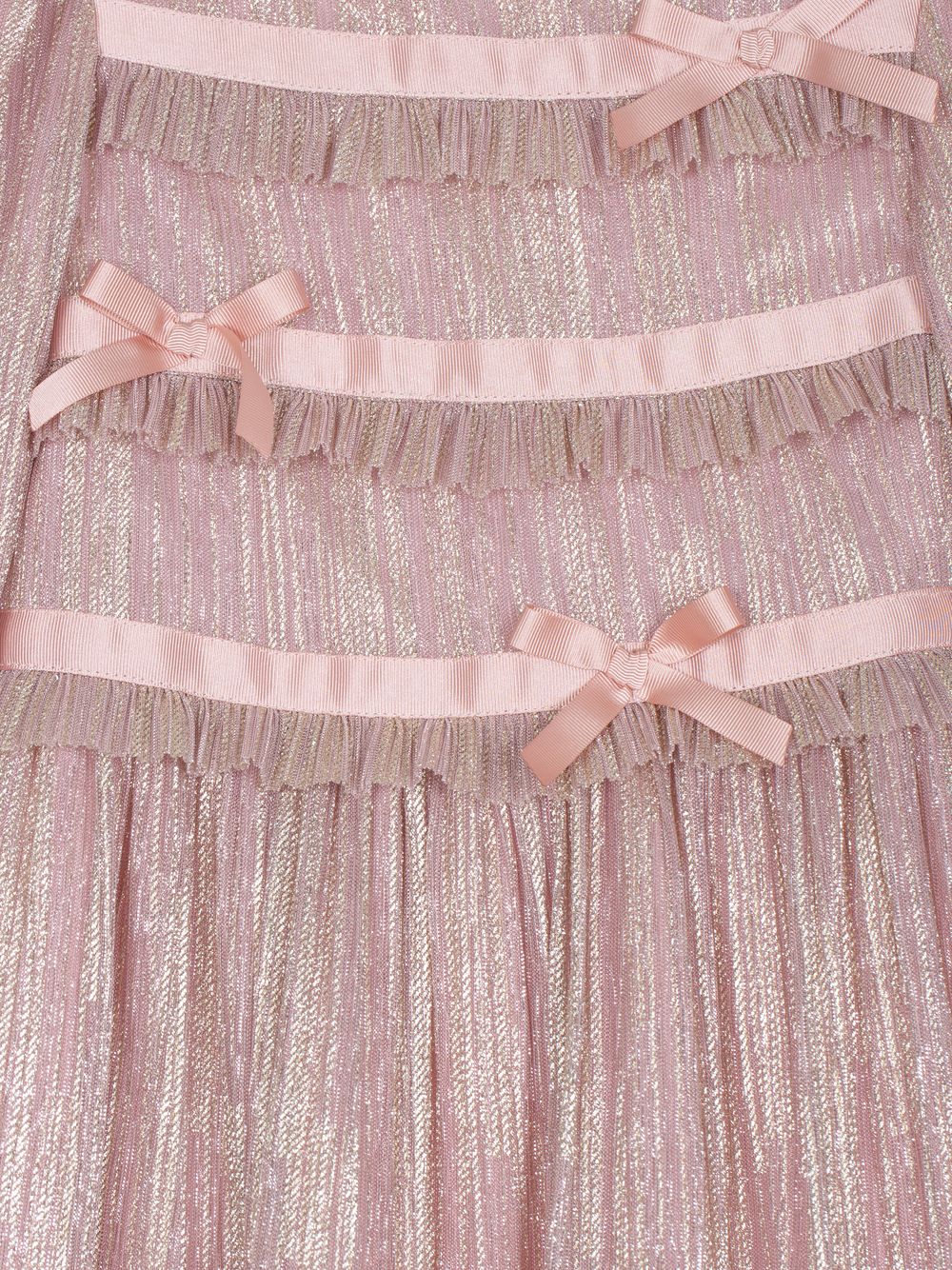 Shimmering dusty pink dress