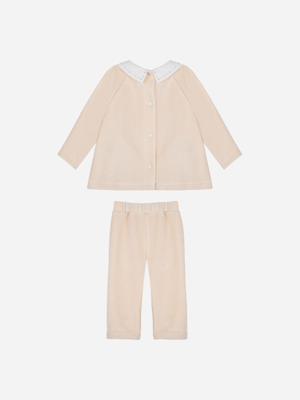 Beige top & pants set