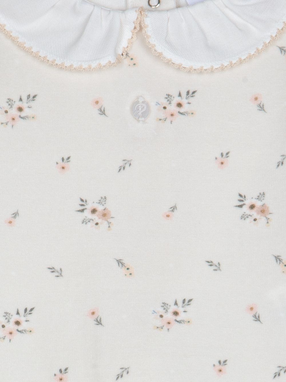 Beige baby top and pants set