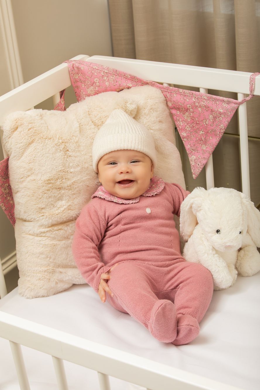 Pink knit set