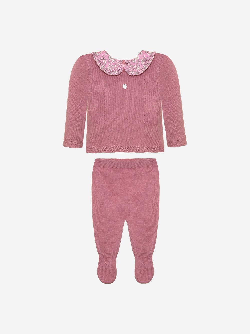 Pink knit set