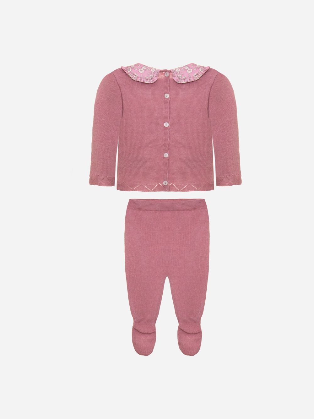 Pink knit set