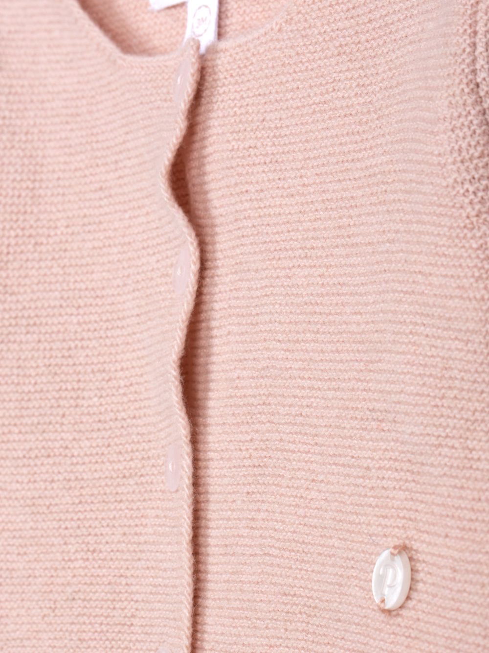 Pink knitted cardigan