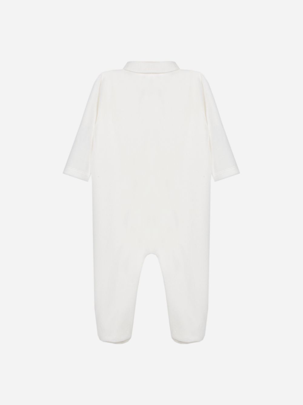 Simple and elegant beige babygrow