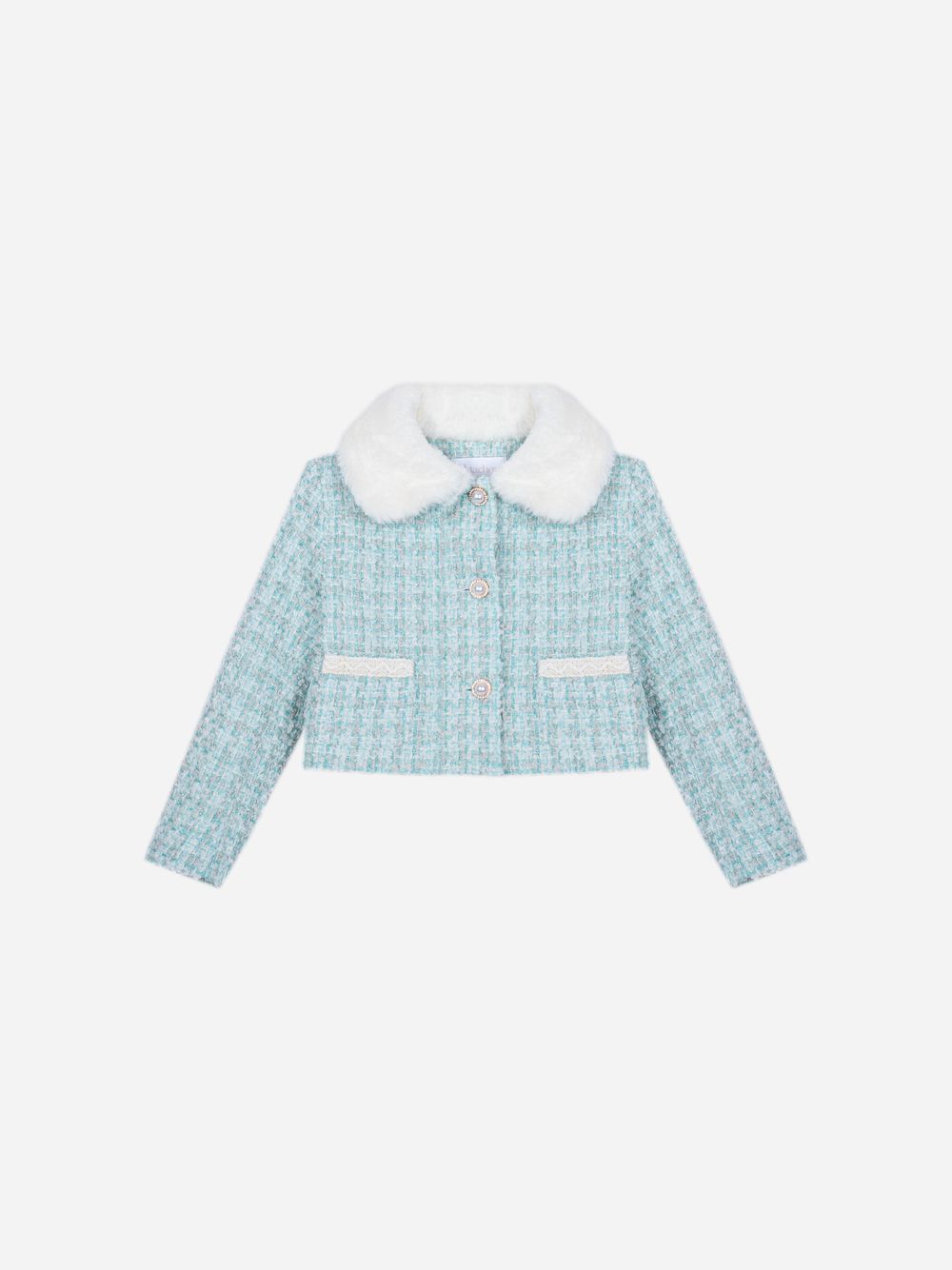 Multicolor Elegant tweed coat