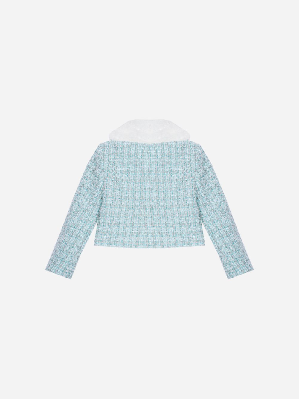 Multicolor Elegant tweed coat