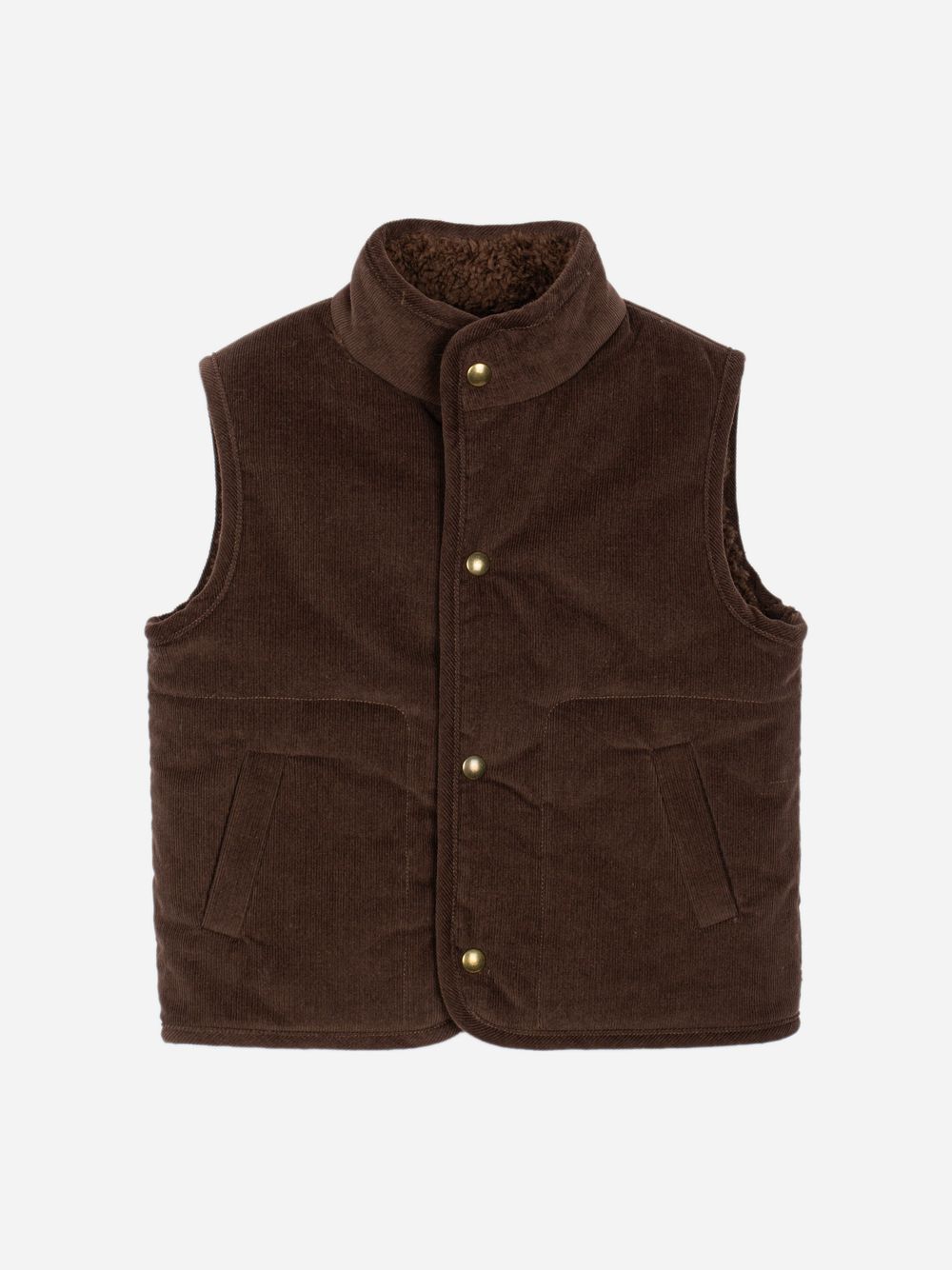 Elegant brown vest for boys