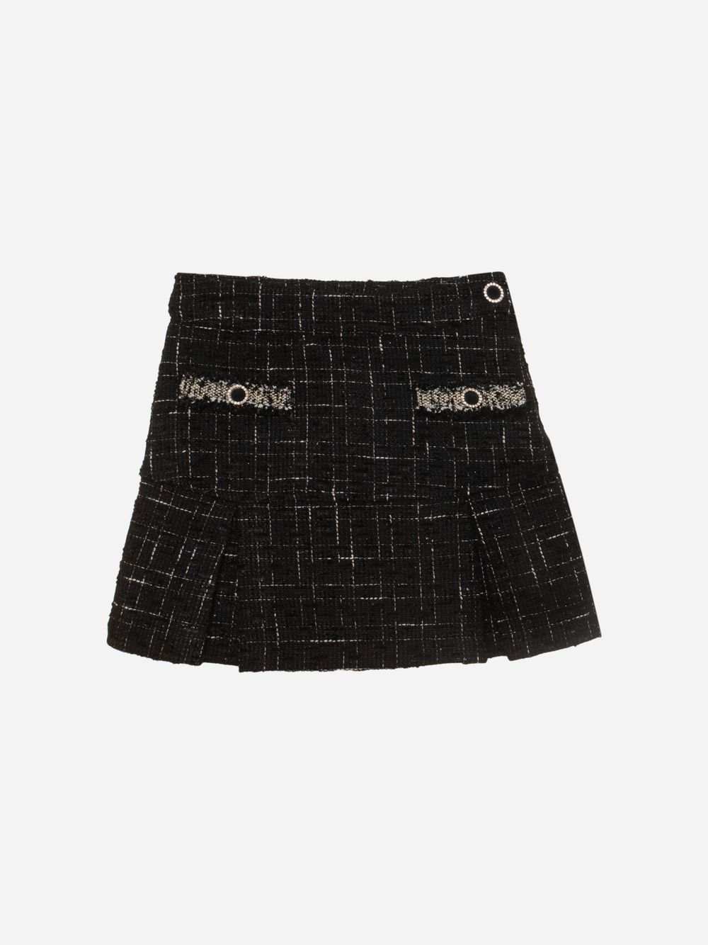 Black tweed skirt