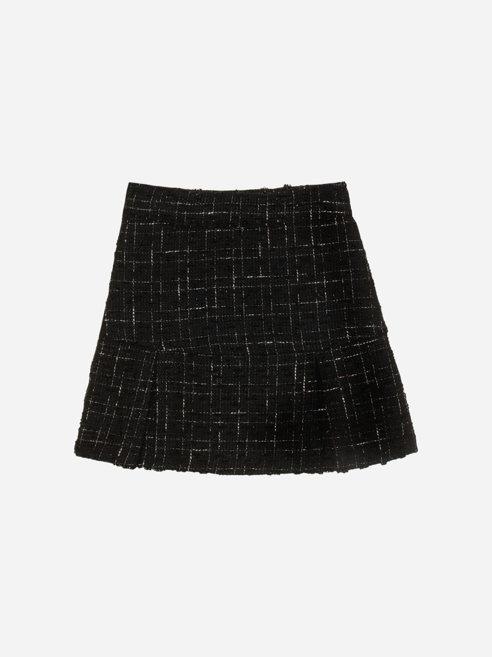 Black tweed skirt