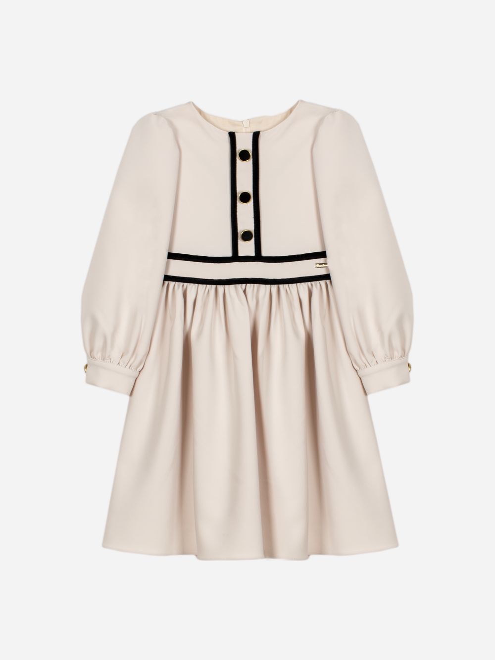 Ivory crepe dress