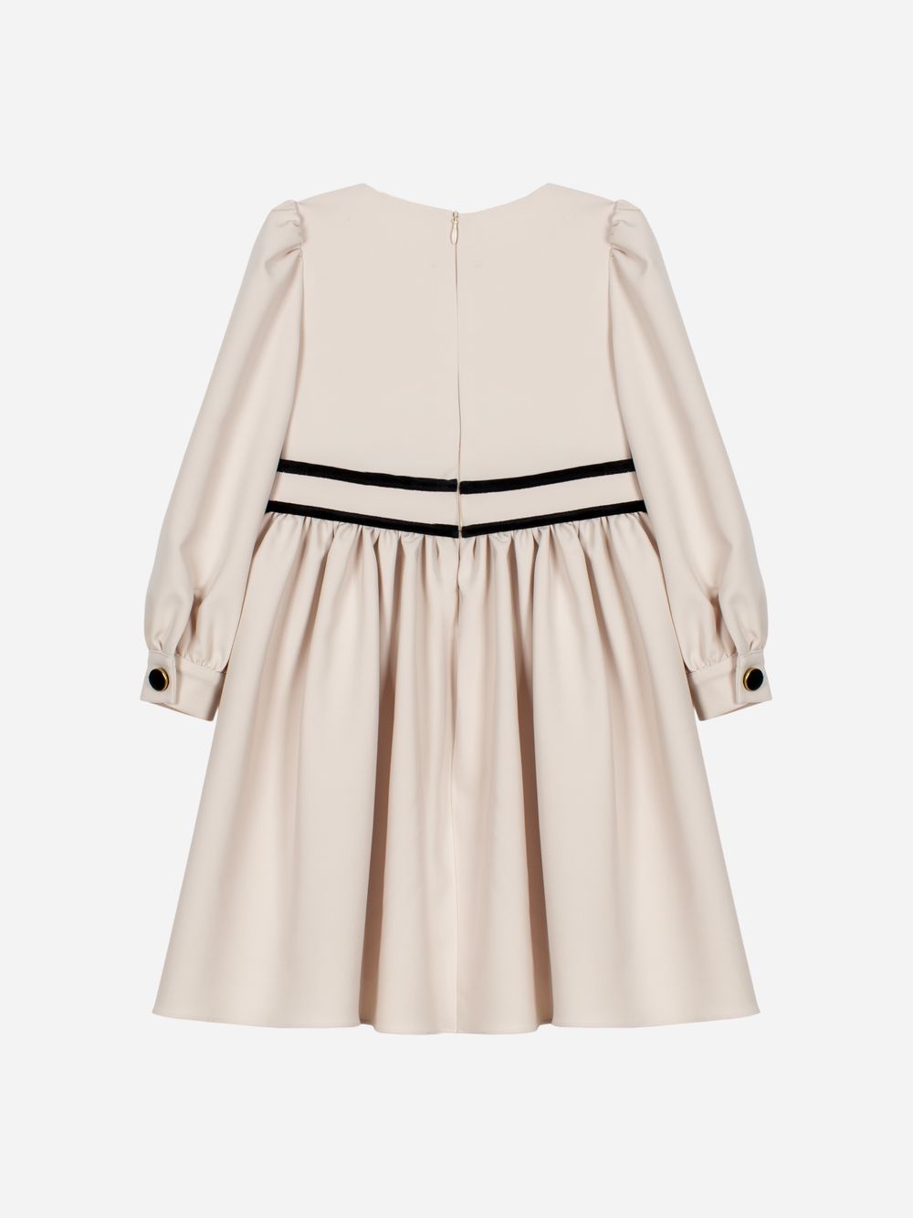 Ivory crepe dress
