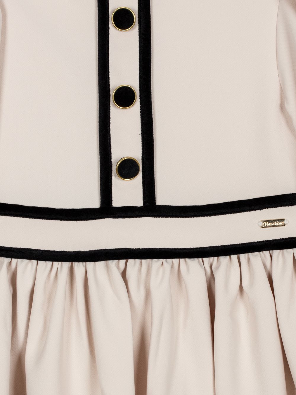 Ivory crepe dress