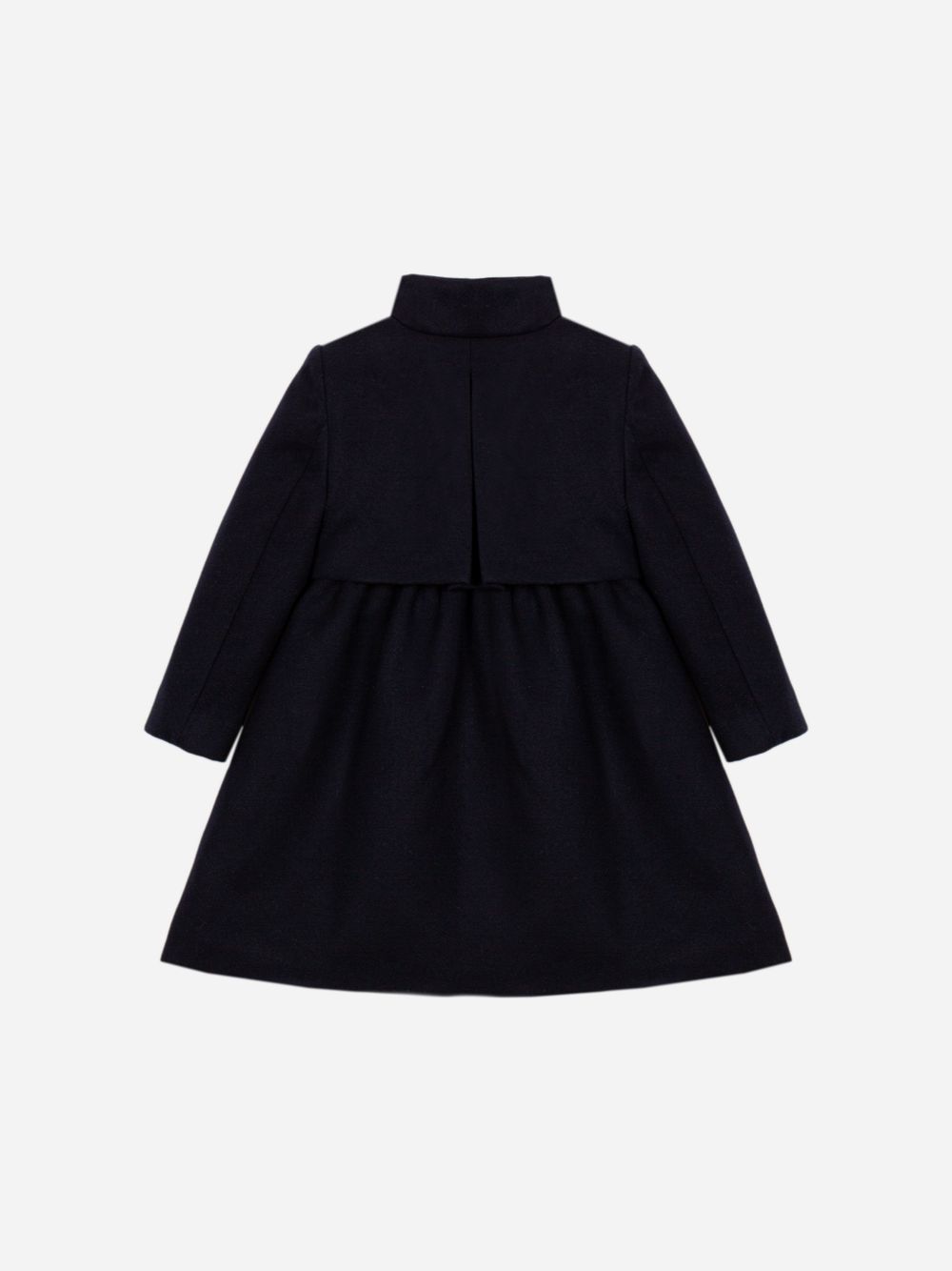 Elegant navy blue coat for girls