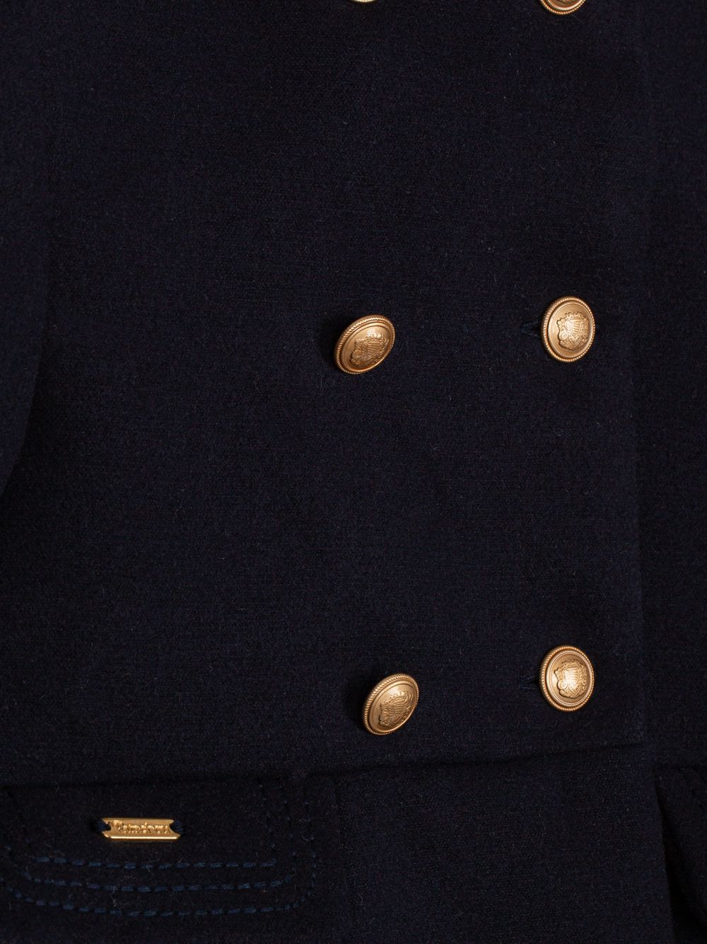 Elegant navy blue coat for girls