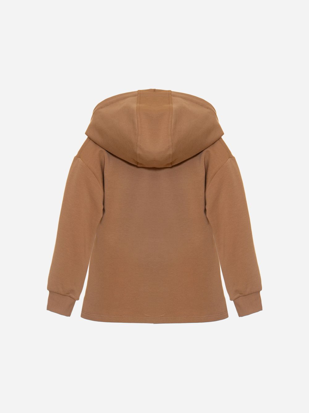 Camel hoodie with horse
