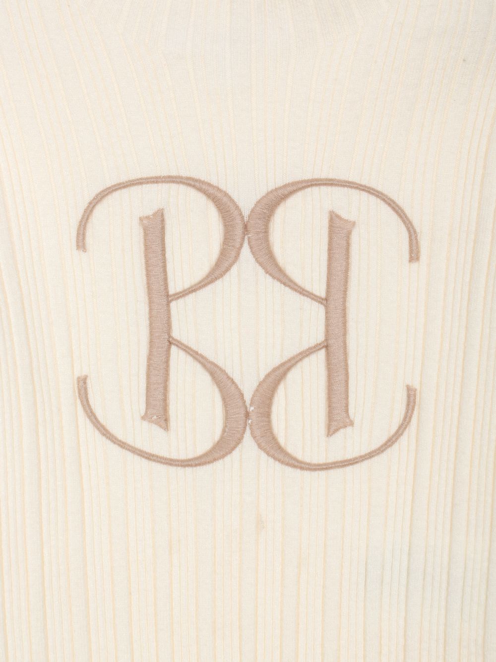 Beige Patachou logo sweater