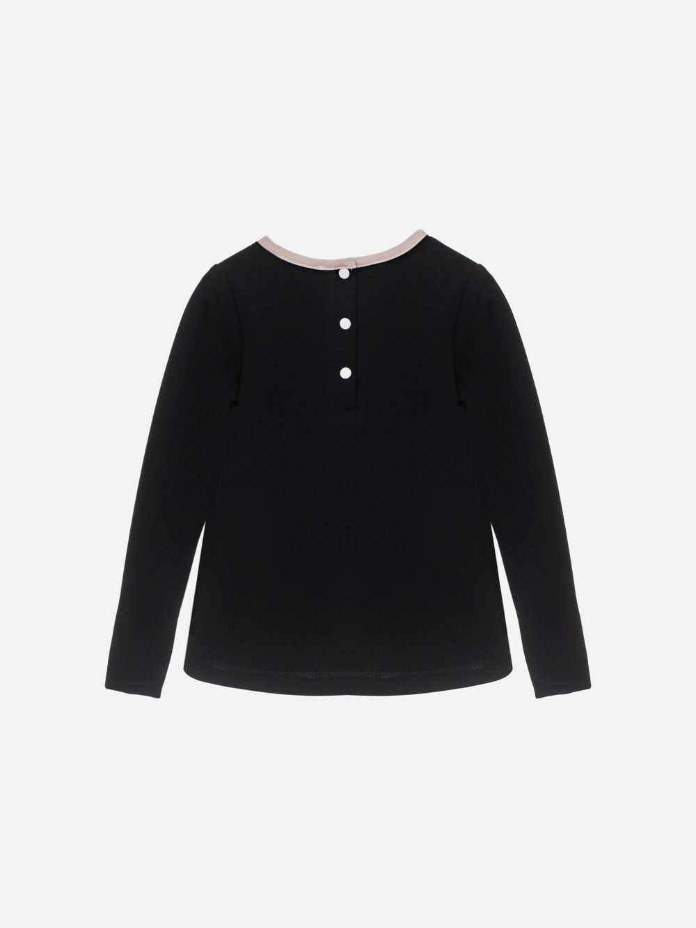 Camel top with black trims