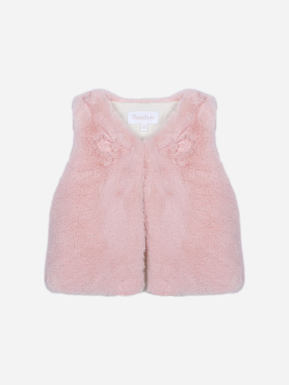 Elegant pale pink vest for girls