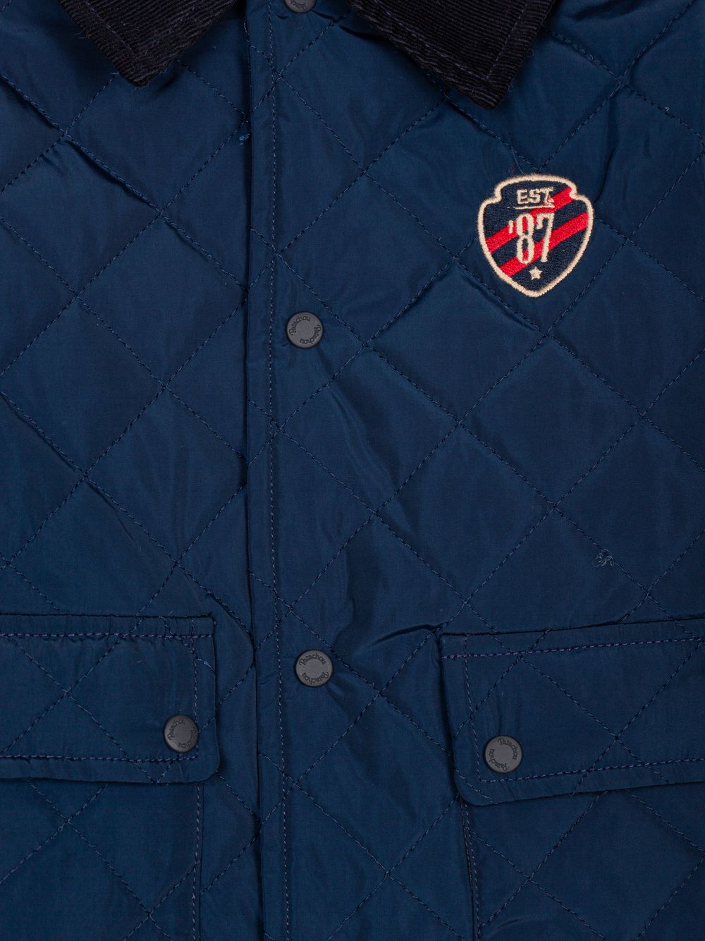 Elegant navy blue coat for boys