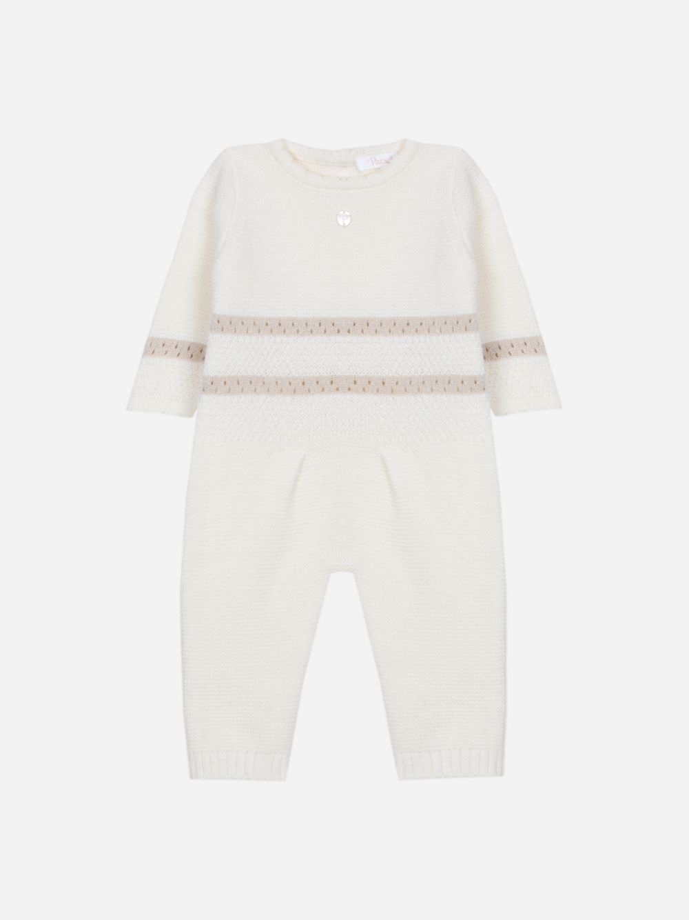 Romper ecru with stylish details