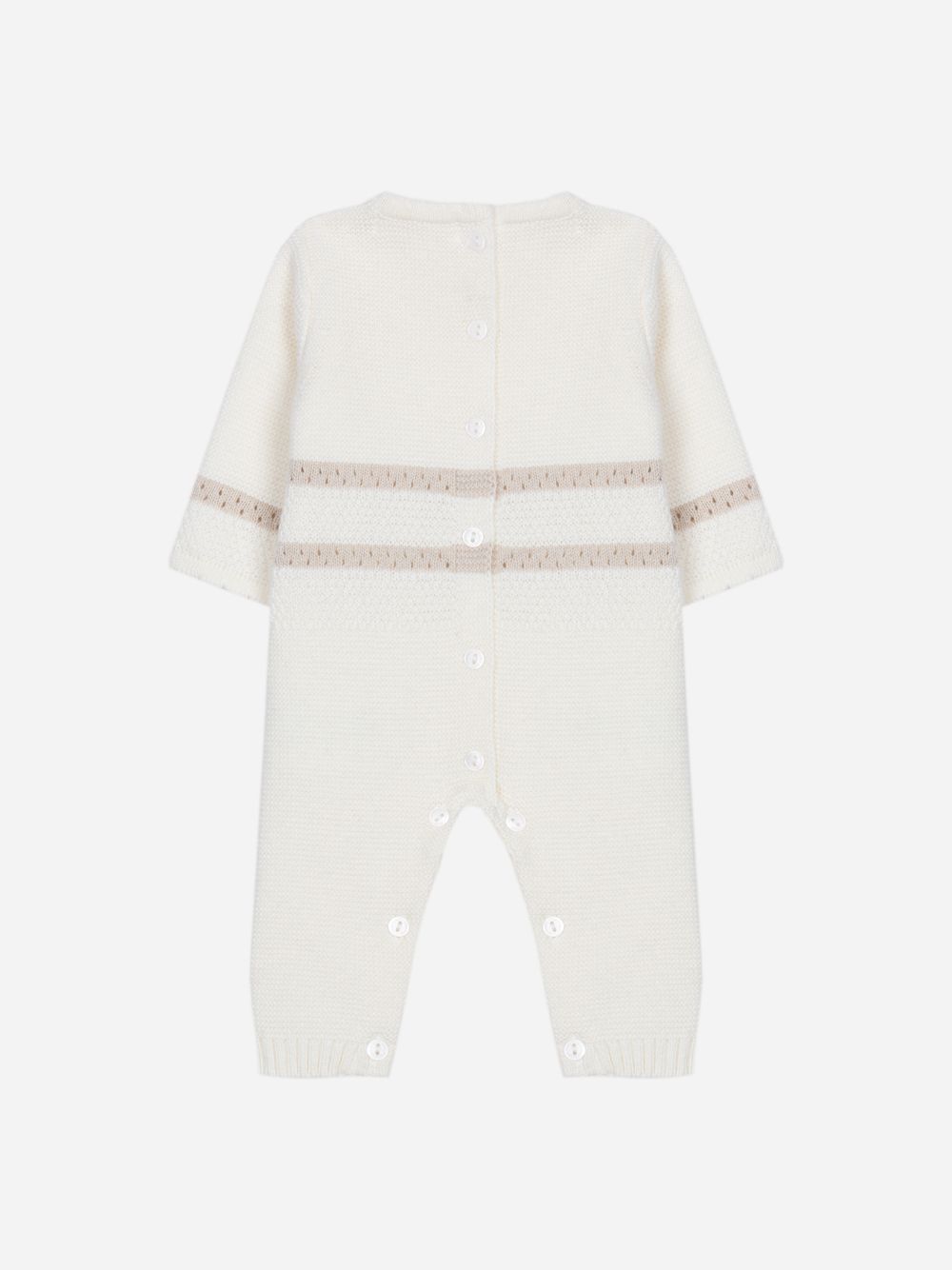 Romper ecru with stylish details