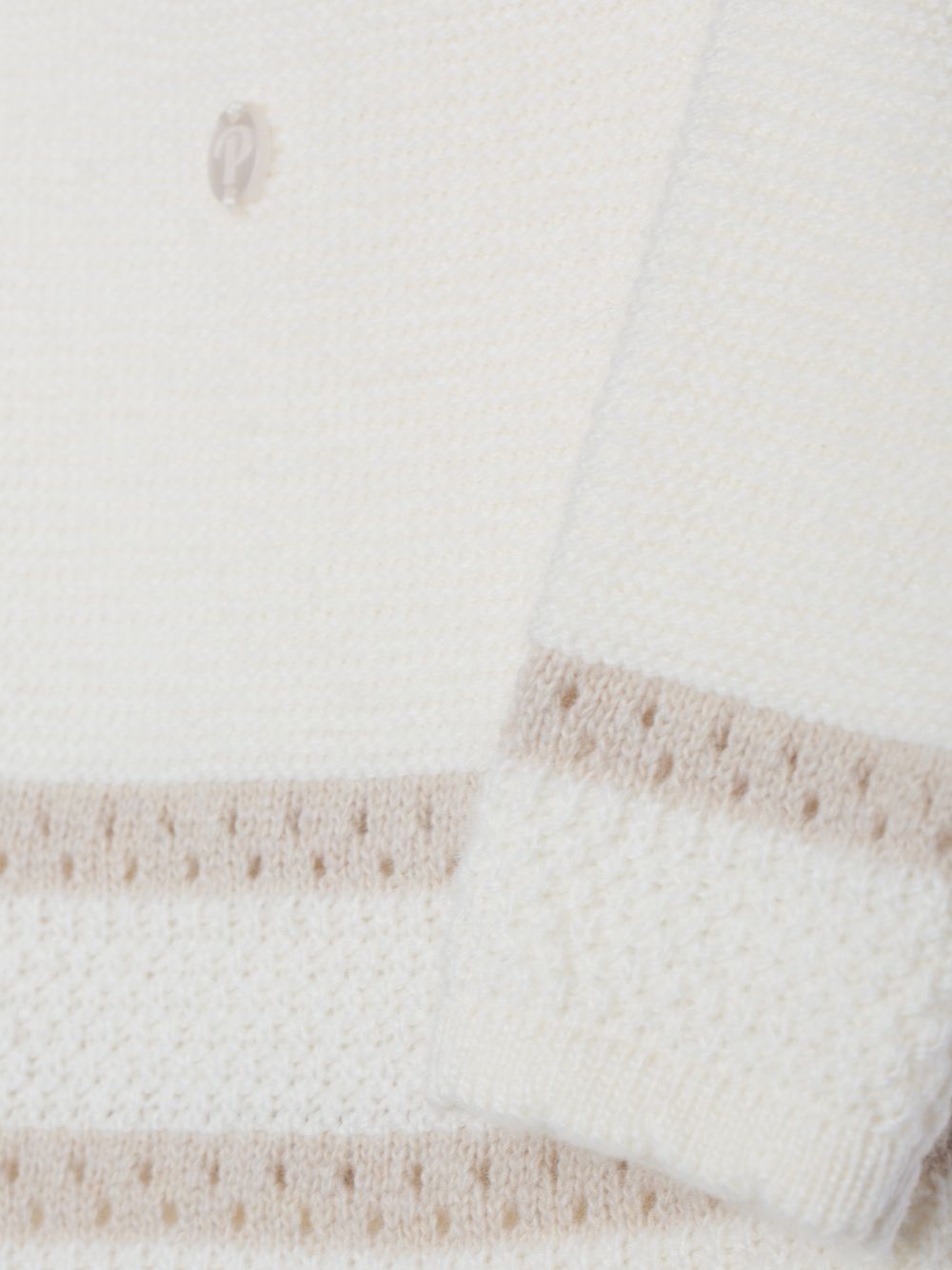 Romper ecru with stylish details