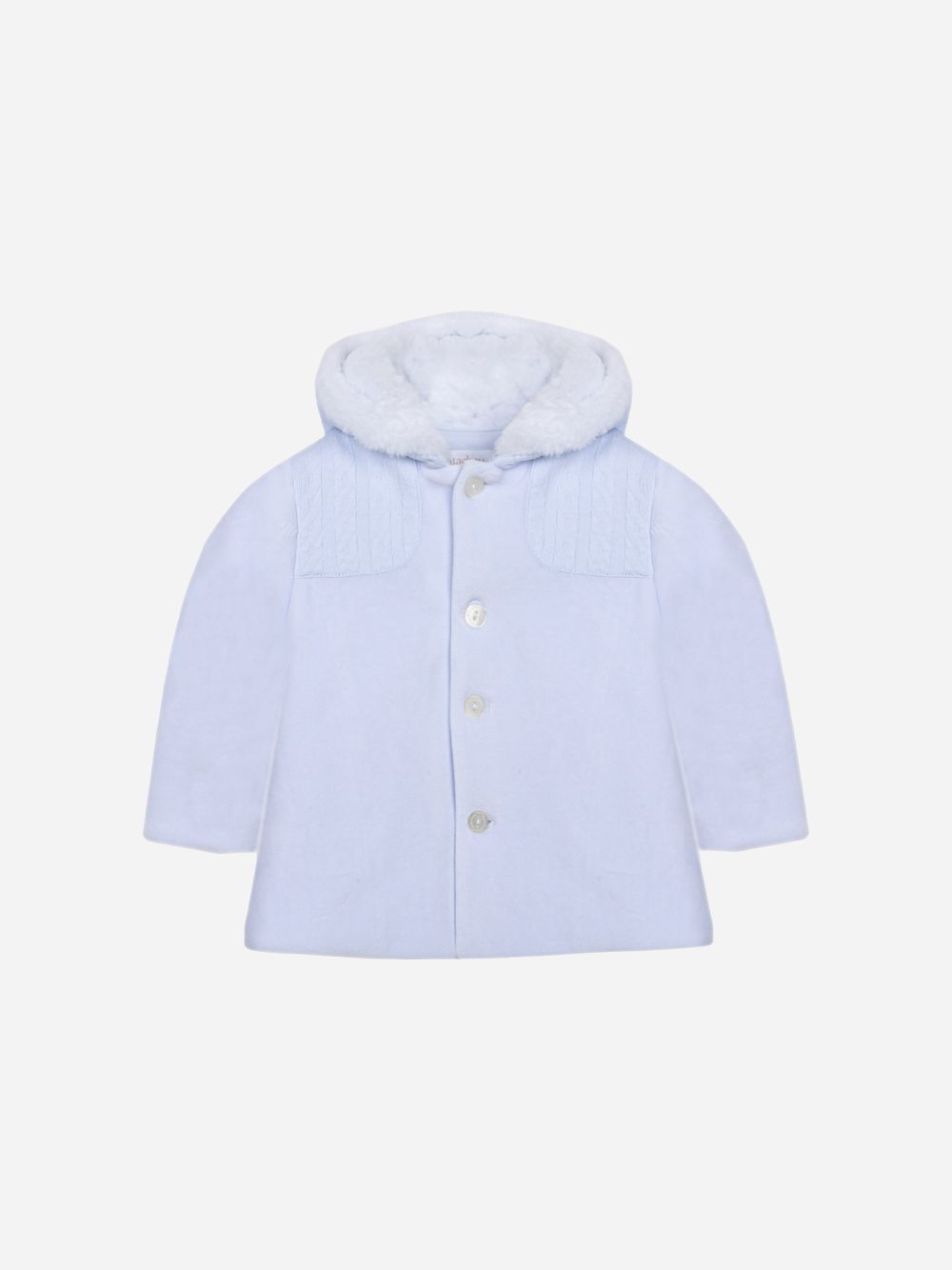 Elegant light blue coat for boys