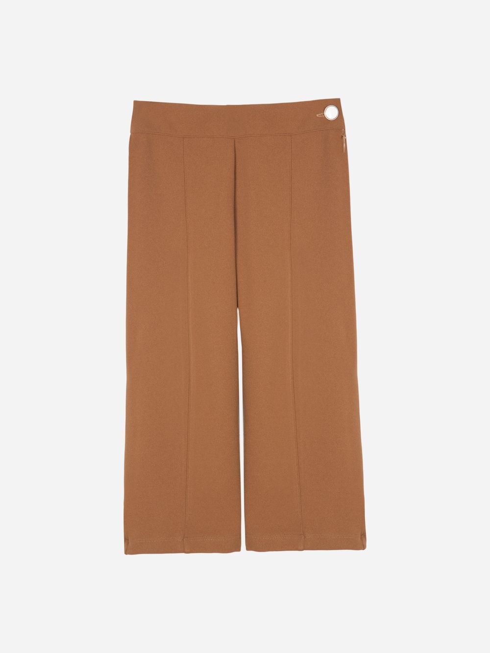 Camel slim leg pants