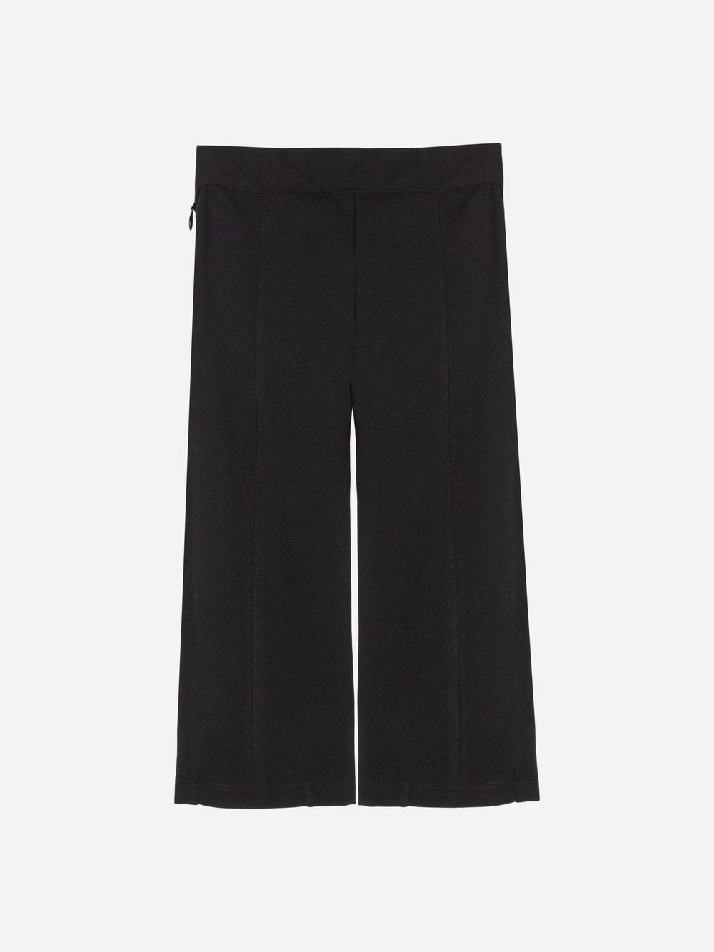 Black slim leg pants