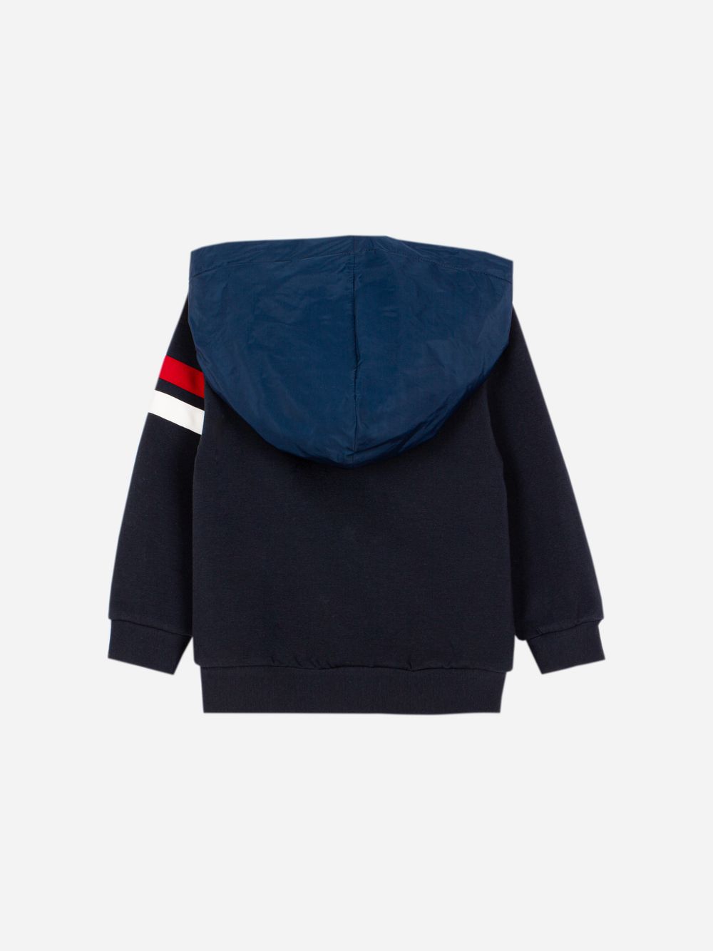 Simple and elegant navy blue hoodie sweatshirt