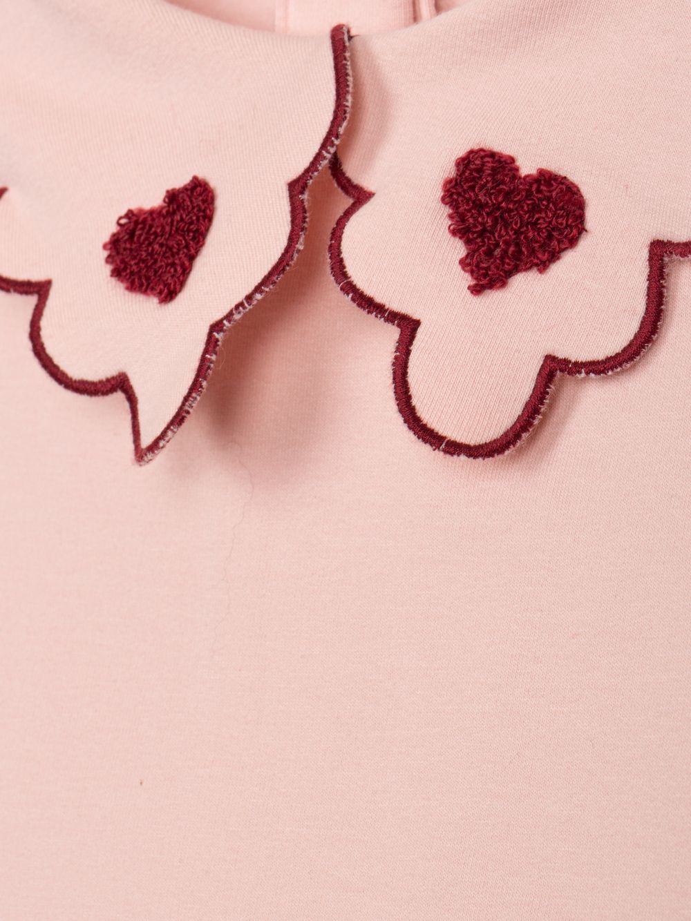 Pale pink set with contrasting details