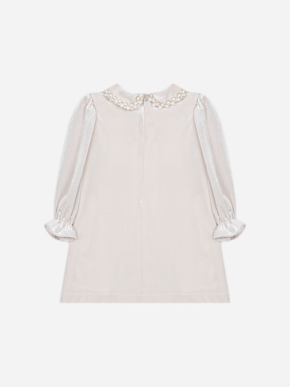 Elegant ecru dress for girls