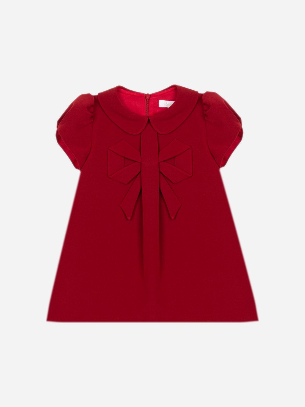 Burgundy crepe dress