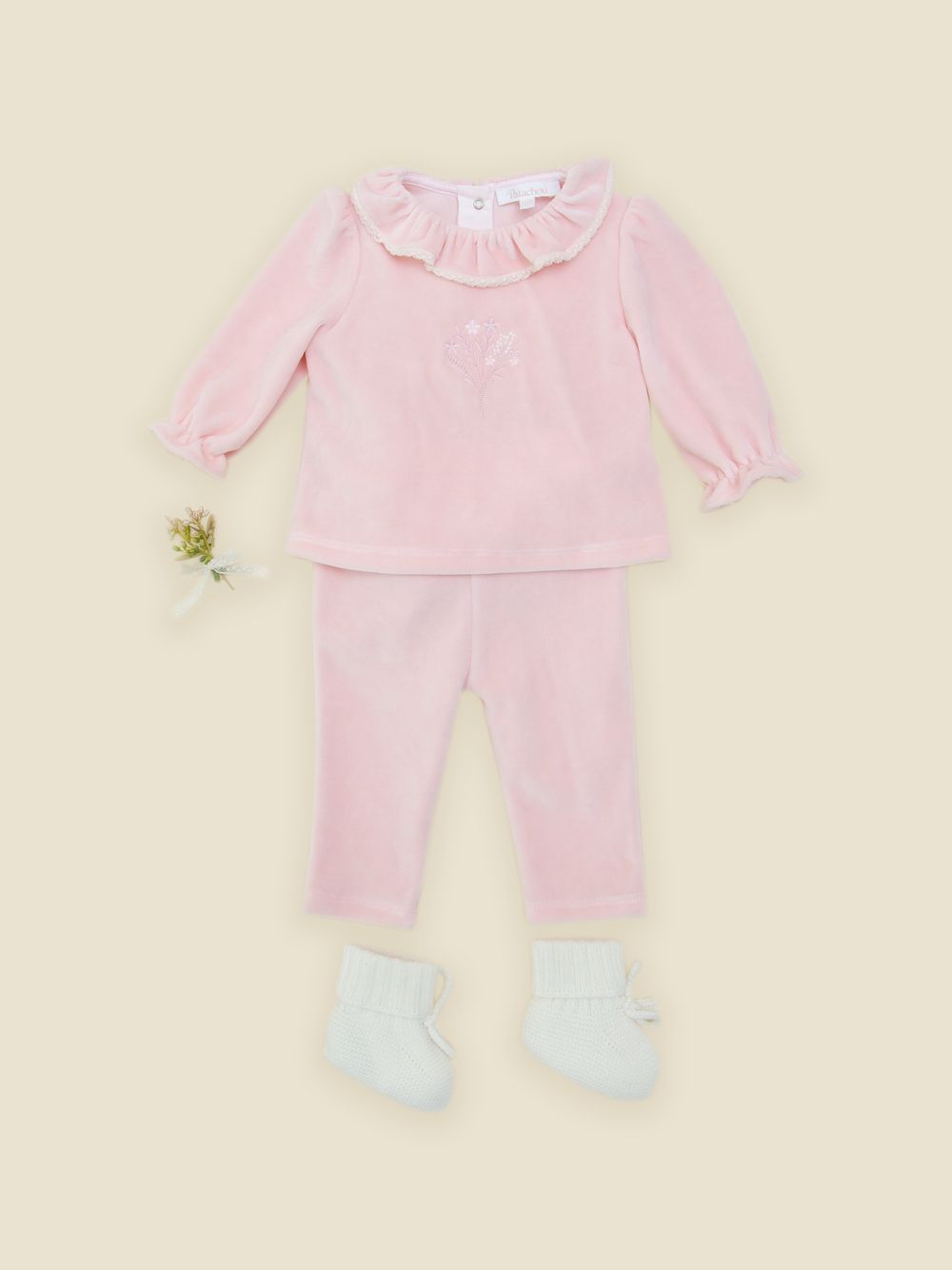 Pink set with front design