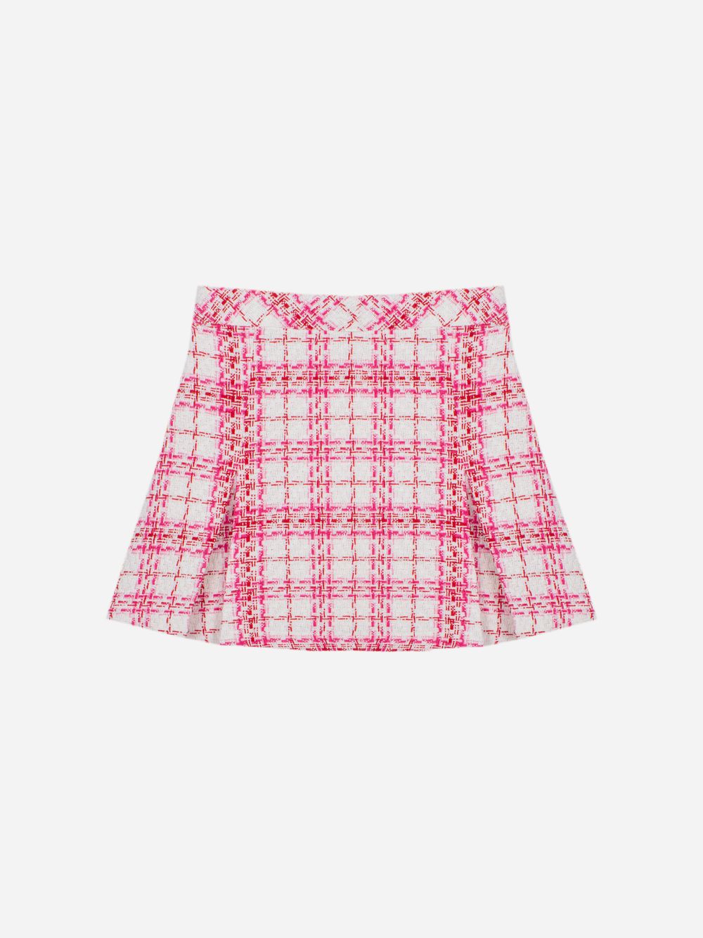 Pink tweed skirt