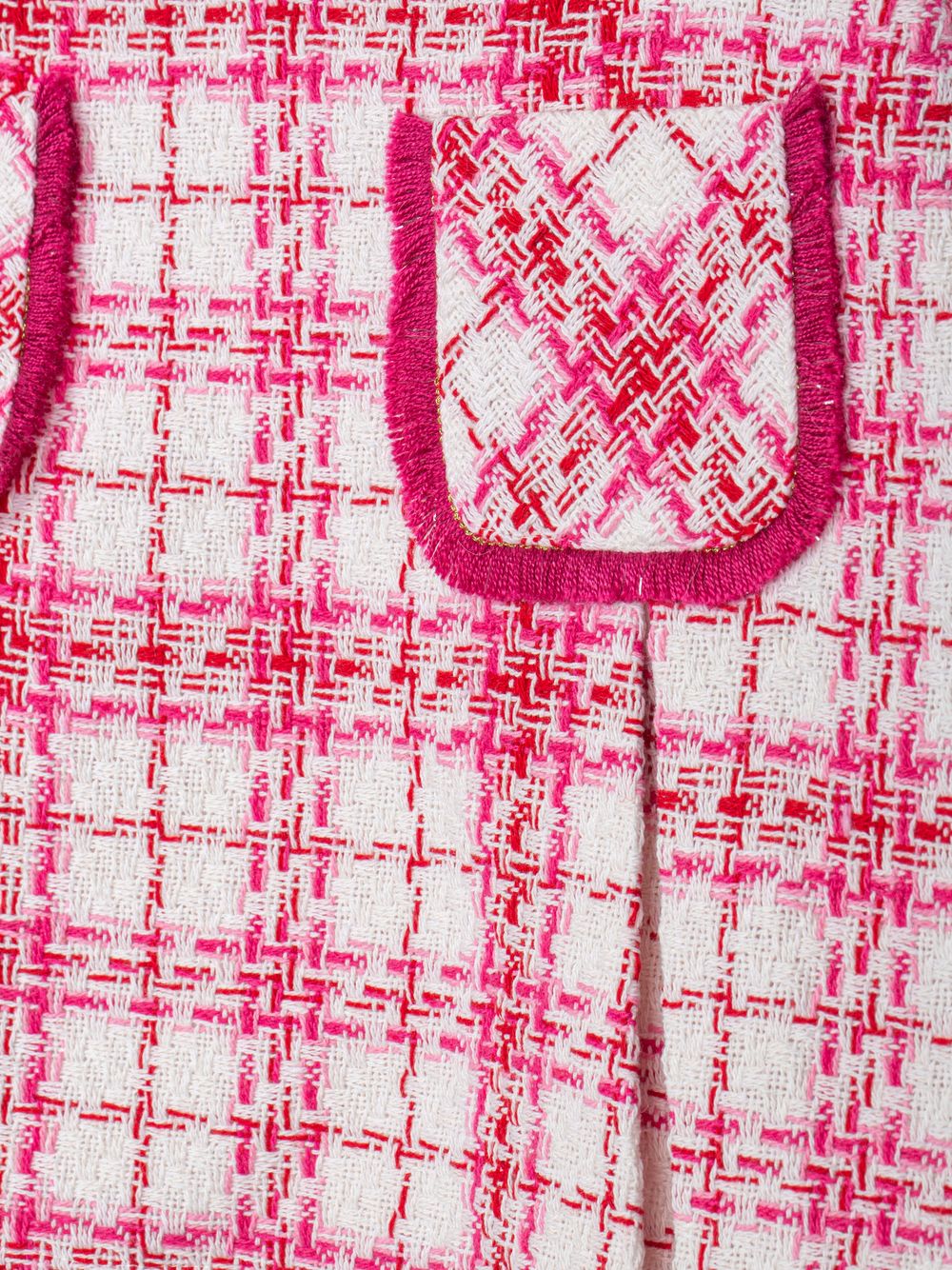 Pink tweed skirt