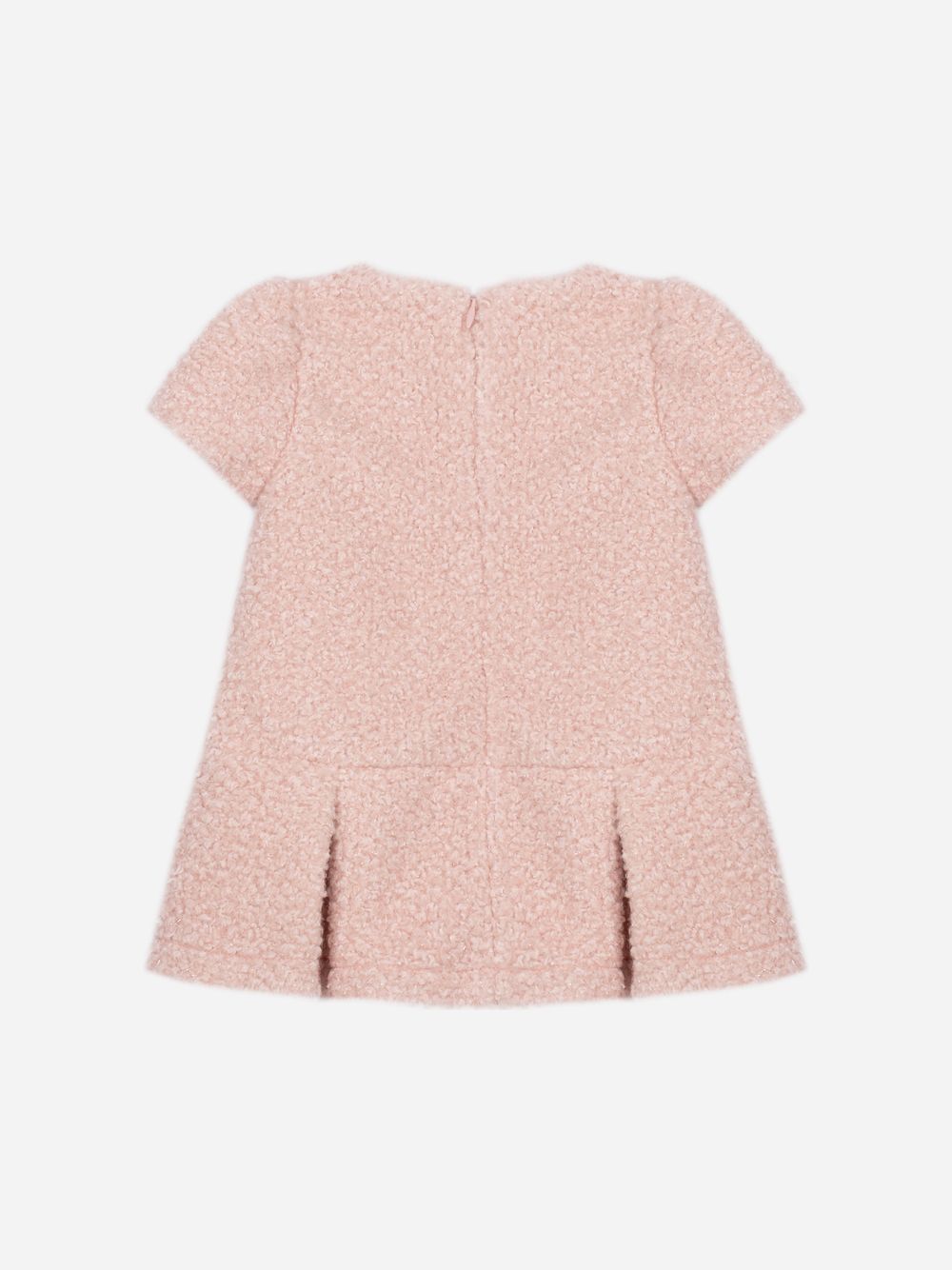 Pale pink dress with delicate bows