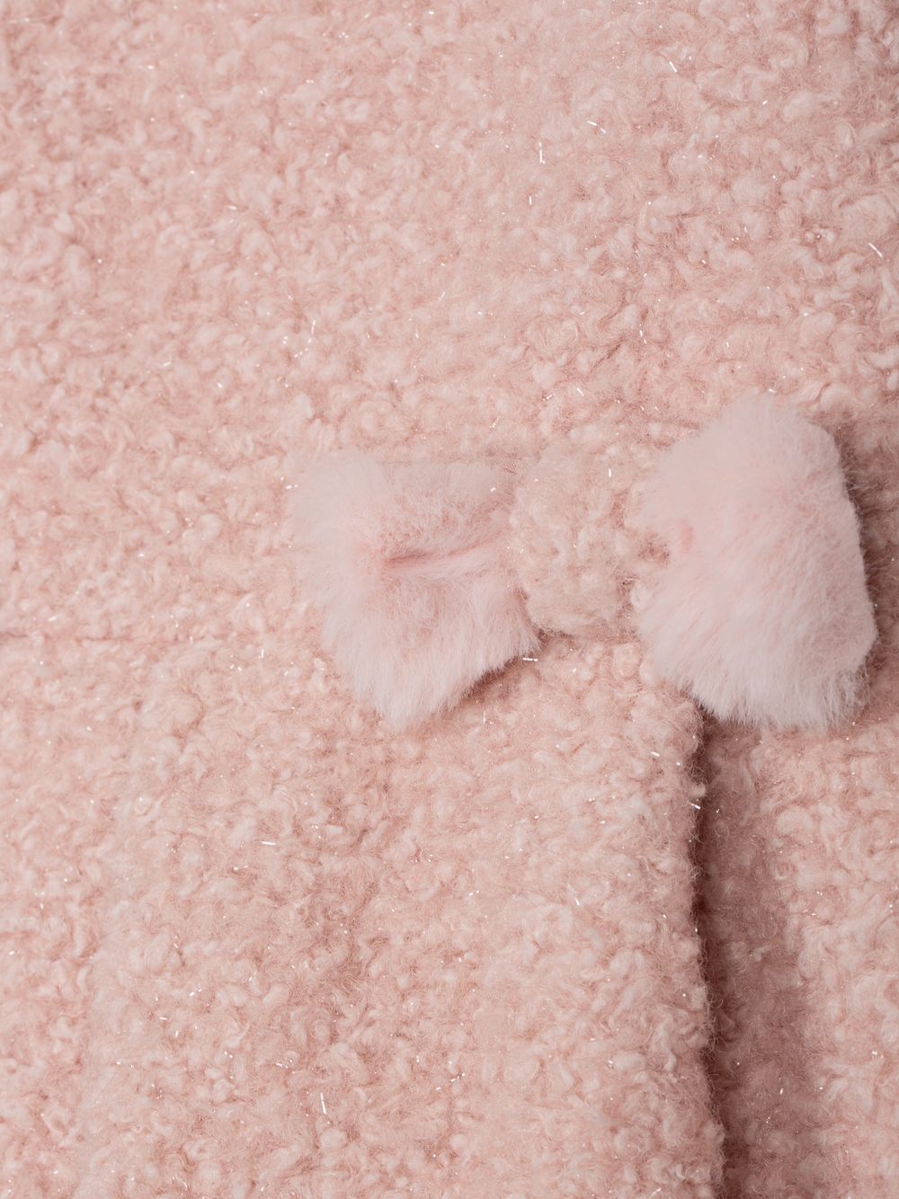 Pale pink dress with delicate bows