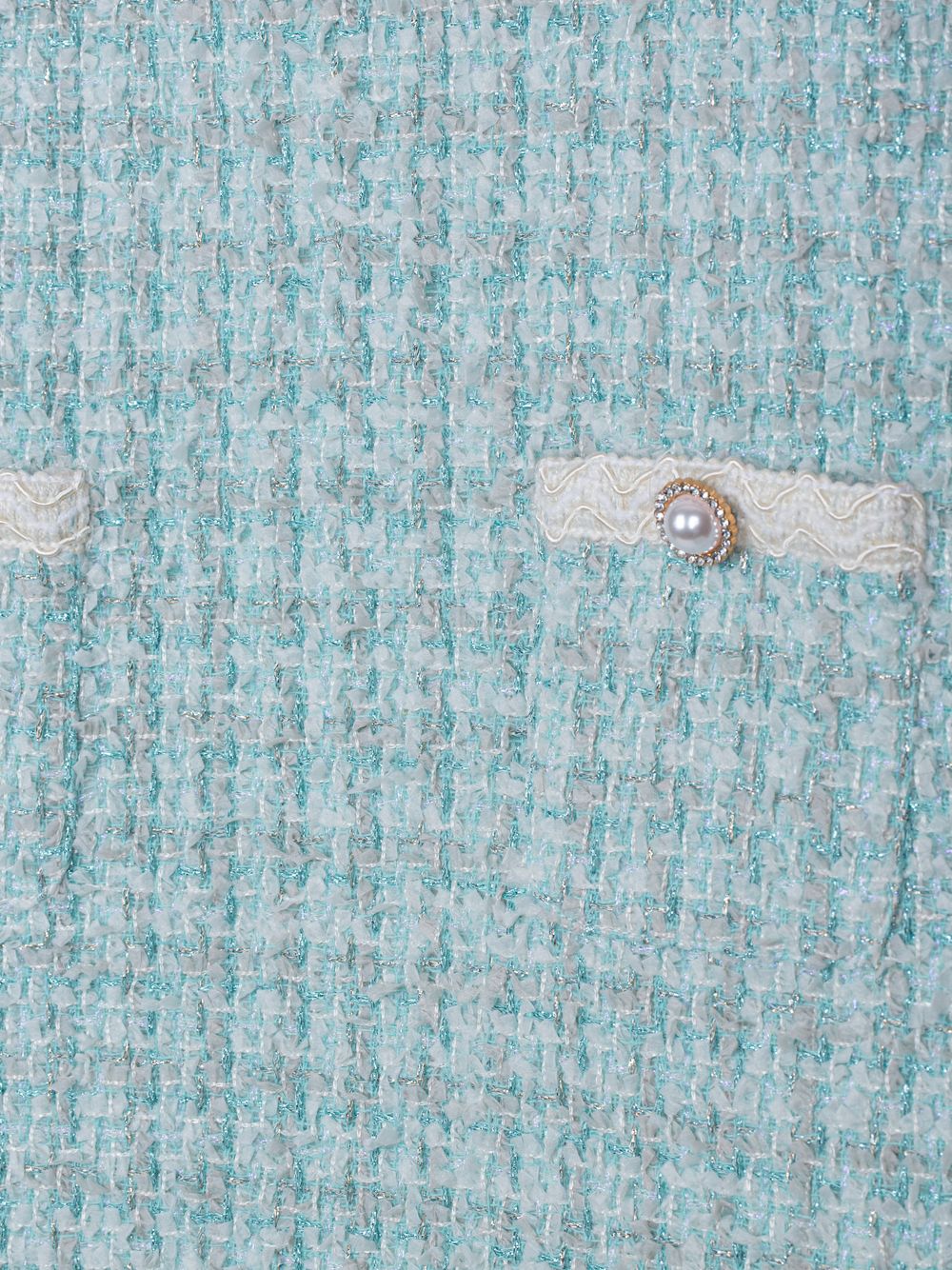 Elegant multicolor tweed dress