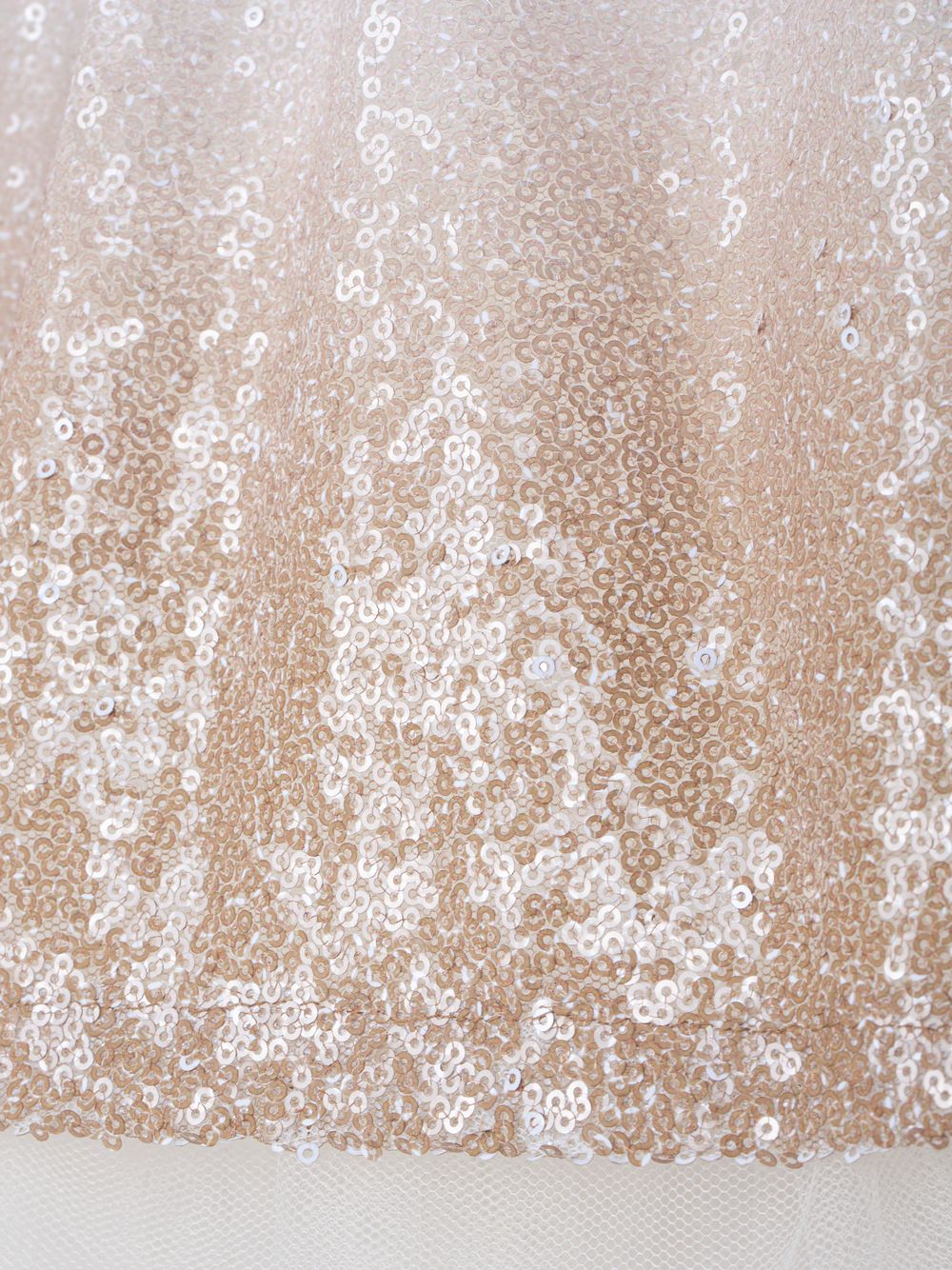 White jersey and sequin set