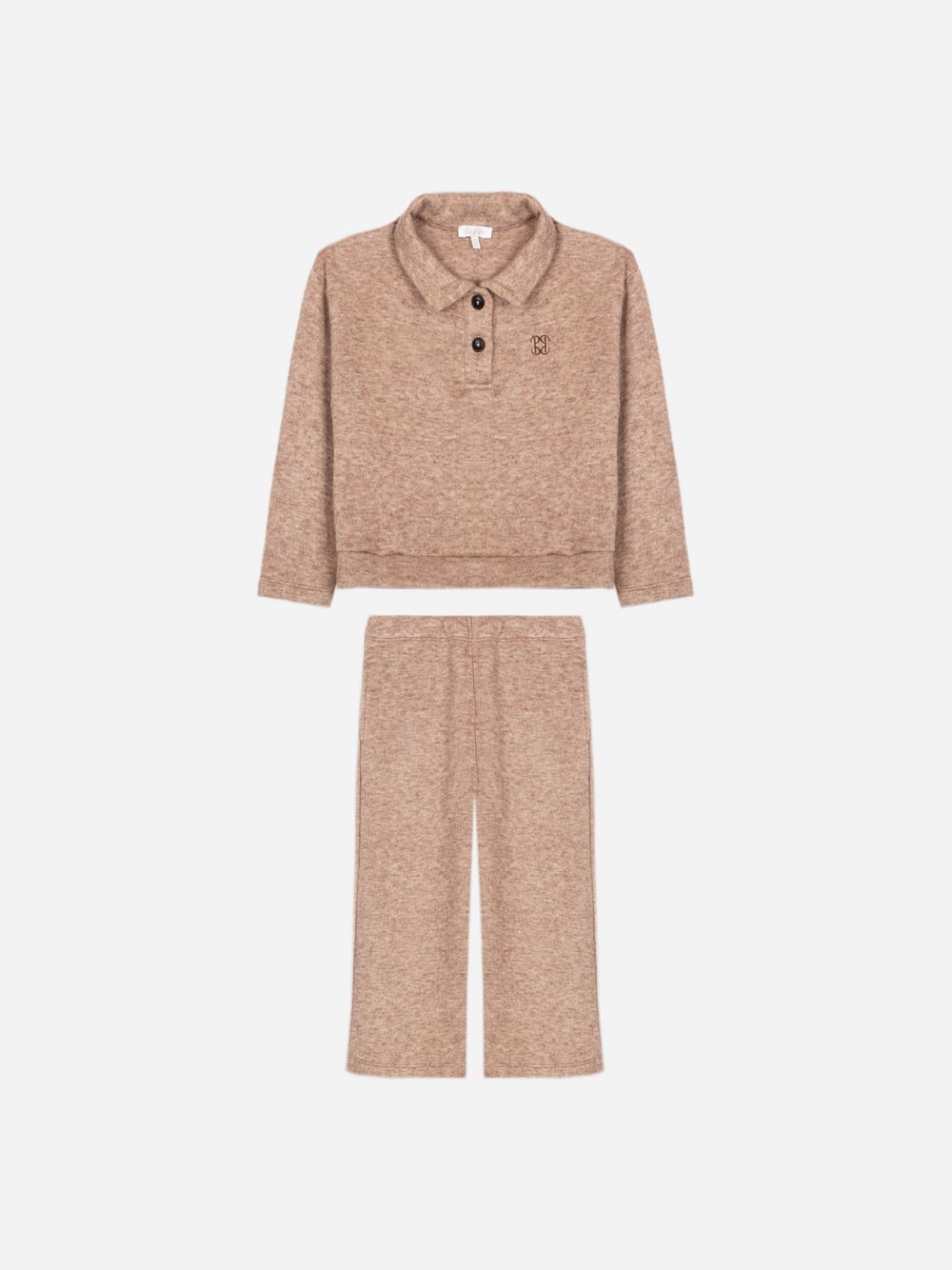 Elegant dark brown set for girls