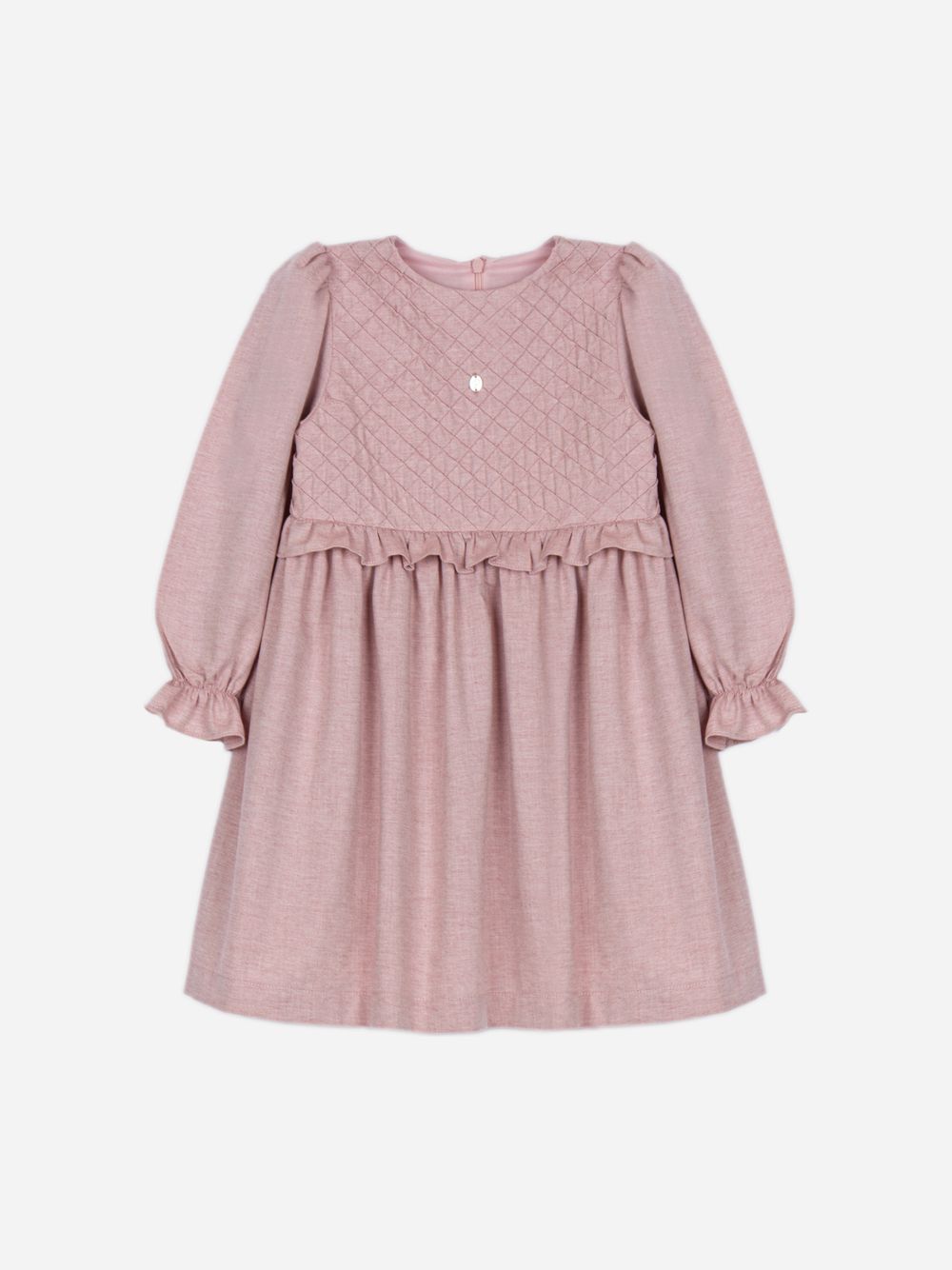 Pale pink dress with elegant details