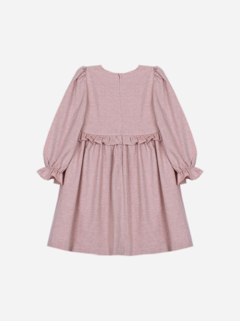 Pale pink dress with elegant details